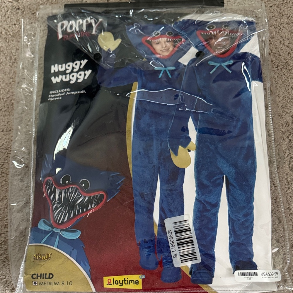 Kids Huggy Wuggy Costume - Blue
Only one costume